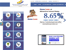Tablet Screenshot of bankloanprovider.com